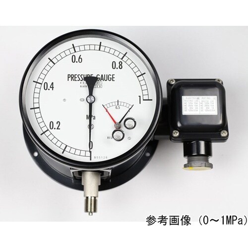 マイクロスイッチ接点付圧力計(150Φ)