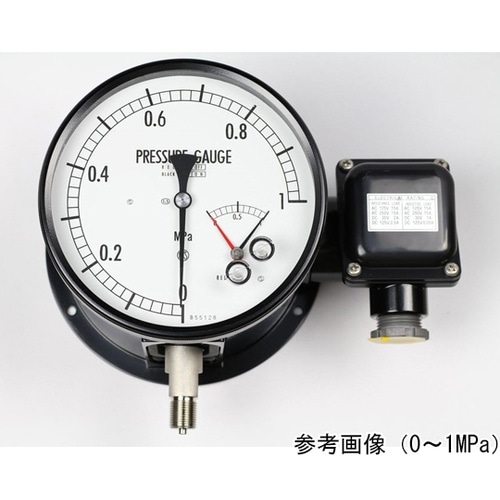 マイクロスイッチ接点付圧力計(150Φ)
