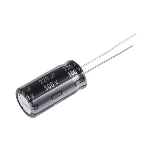 コンデンサ 220μF 100V dc