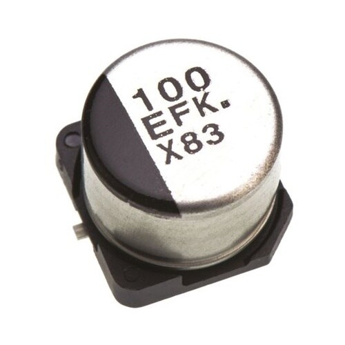 コンデンサ 100μF 25V dc 1