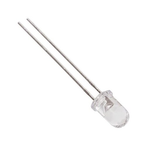 LED 白 スルーホール実装 5 mm(