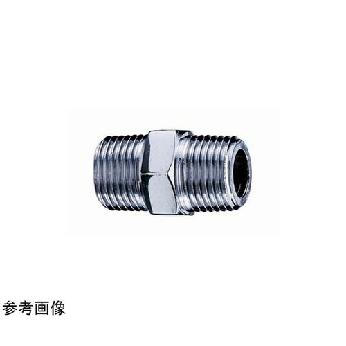 メッキ付六角ニップル M154M_25