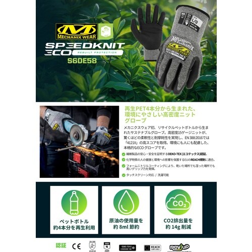 MECHANIX 手袋 スピードニット エコ S6