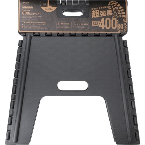 MYST 超耐荷重踏み台L グレー H39