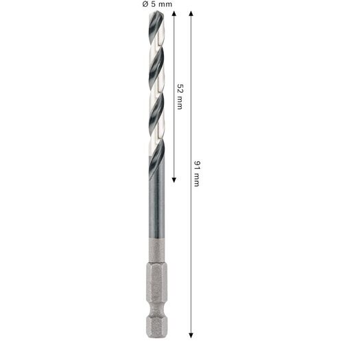 ボッシュ ドリルアダプター用鉄工ビット 5mm