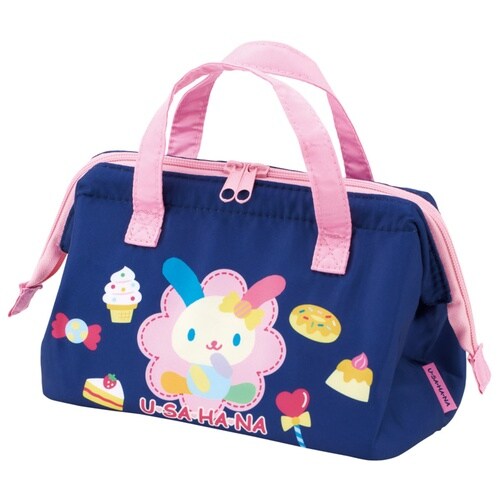がま口型ランチバッグ ウサハナ