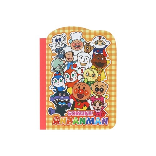 ダイカットメモ アンパンマン みんな×5