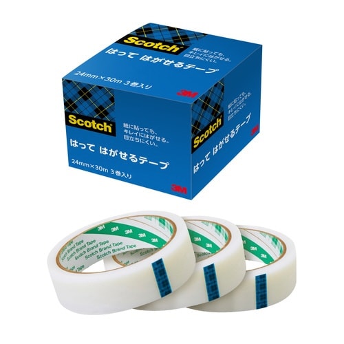 スコッチはってはがせるテープ24mm3巻入り×10