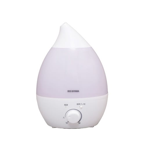 超音波式加湿器 しずく型 ホワイト