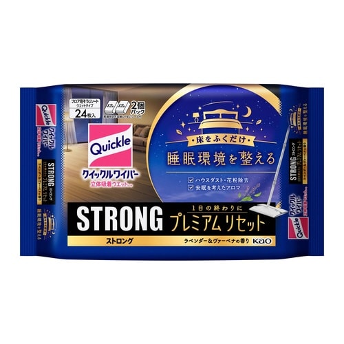 クイックル立体吸着Wストロングプレミアム24枚×5