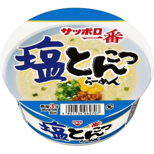 サッポロ一番 塩とんこつらーめんどんぶり 12食