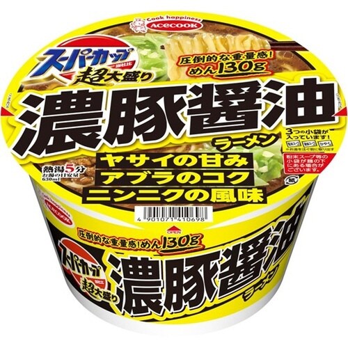 スーパーカップ超大盛り 濃豚醤油ラーメン 12個入
