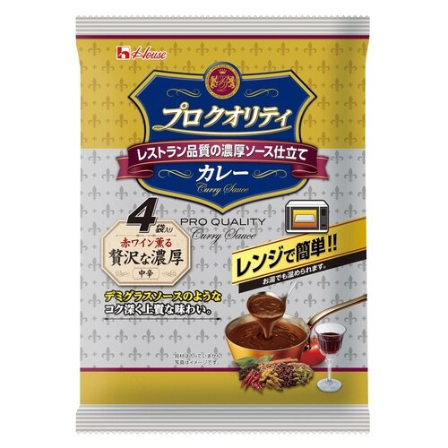 ハウス プロクオリティカレー 贅沢な濃厚×12