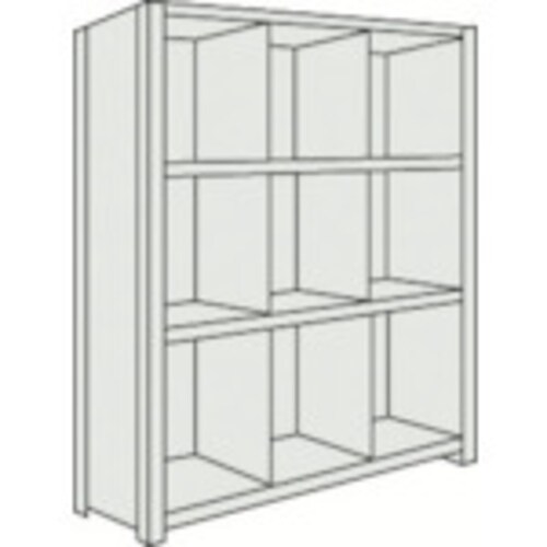 軽量棚 縦仕切付 43V34