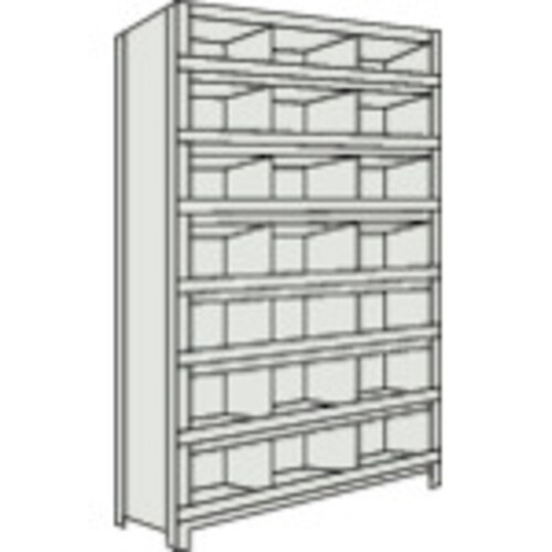 軽量棚 縦仕切前当付 73V58