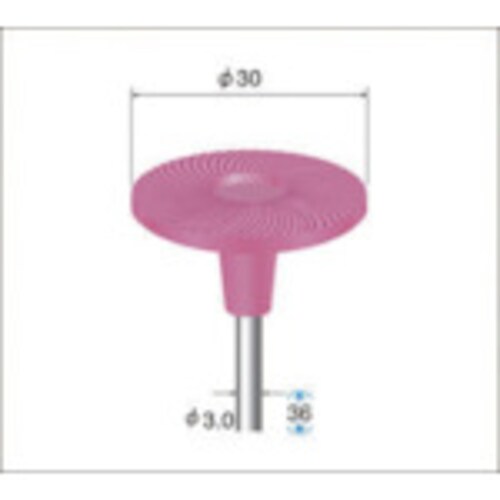 軸付ゴム砥石ディスク 64413