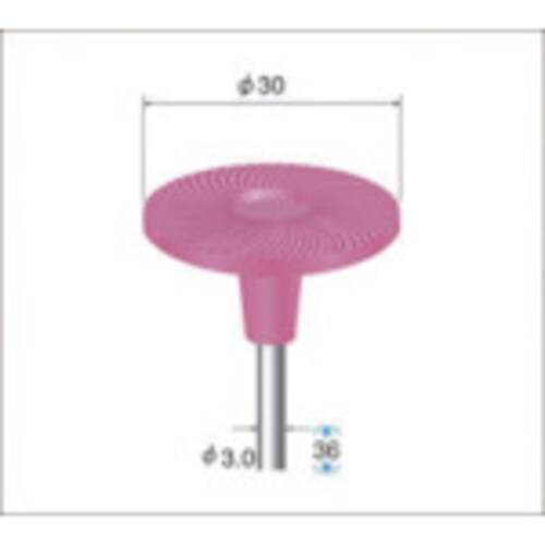 軸付ゴム砥石ディスク 64414