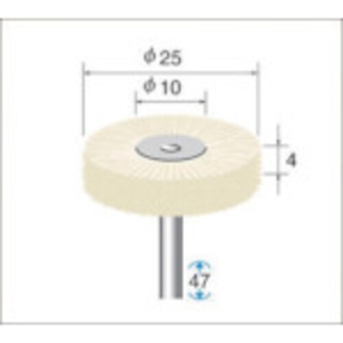 毛ブラシ豚毛 50116