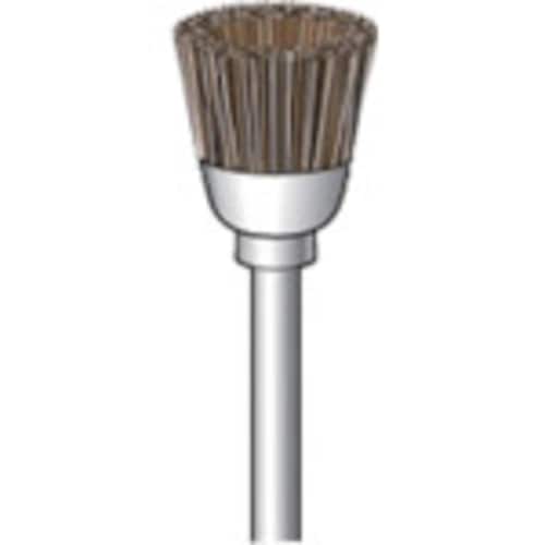 毛ブラシ カップ型 馬毛 (10本入)