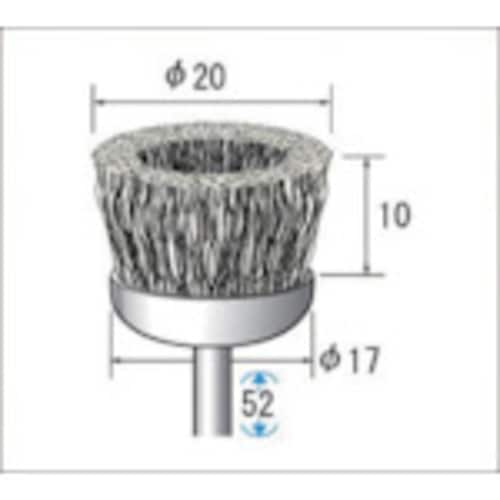 ワイヤーブラシ スチール 50536