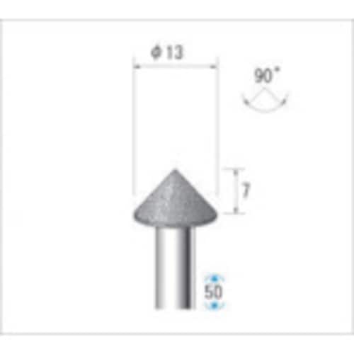 電着CBNバー テーパー 13345