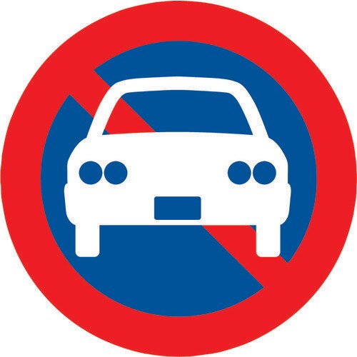 表示シール 駐禁 SF68−B