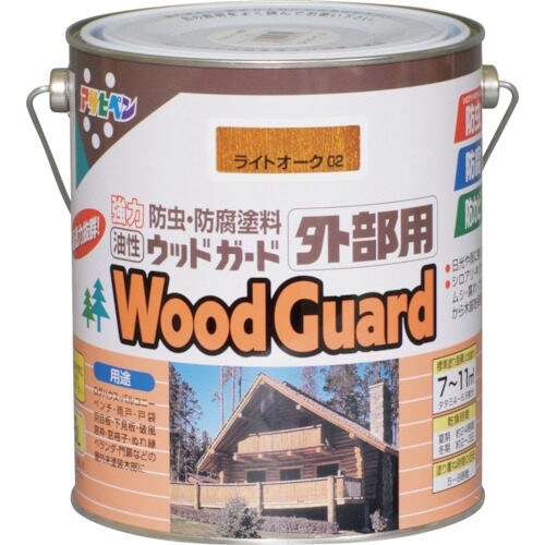 ウッドガード外部用 1.6L ライトオーク