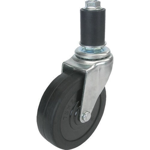 パイプ差込式キャスター 自在 Φ75