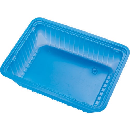 PPトレー 角 青 1マス 底面132×91