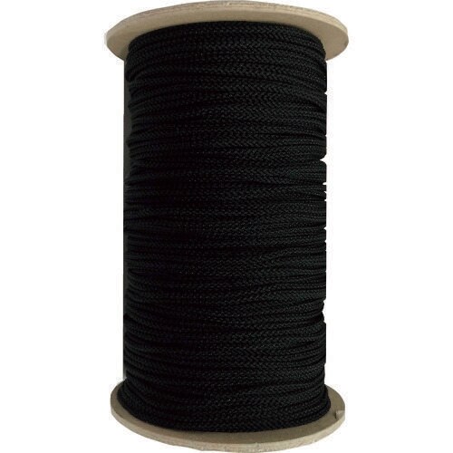 江戸打ち紐 黒 約3mm×130m