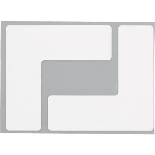 耐久フロアサインズL型M白20枚