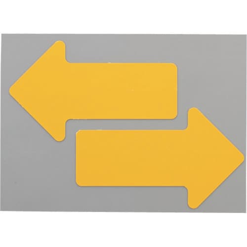 耐久フロアサインズ矢印黄20枚