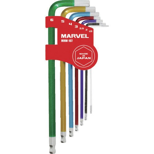 ボールポイント六角棒レンチ MHW107