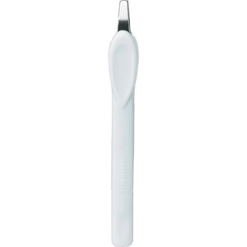 ステンレス製 ラバーグリップ先細毛抜き