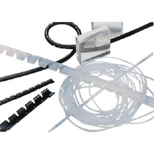 スパイラルチューブ 15X50m ブラック