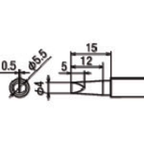 PX2/SVS用 こて先 4D