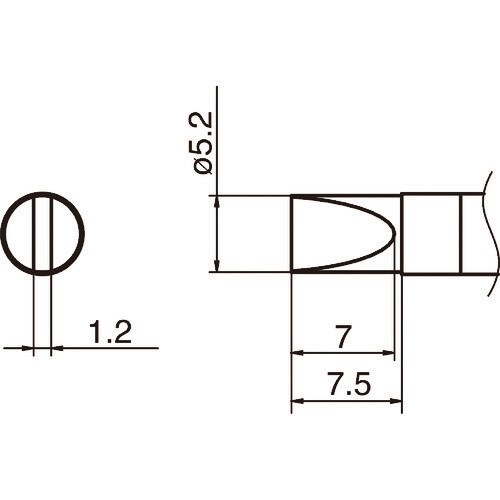 こて先 5.2D型 T36D52