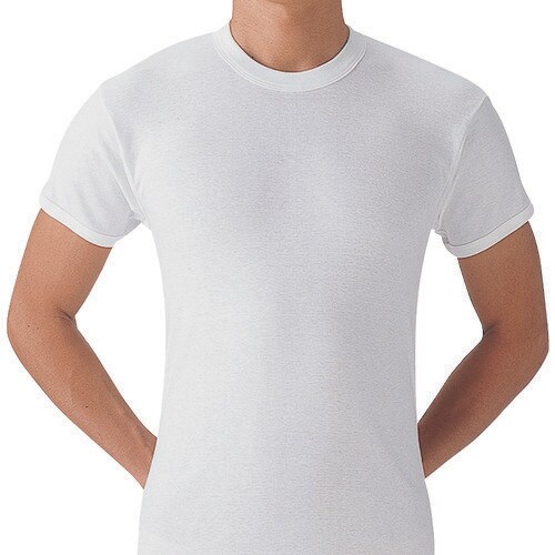 やわらか肌着 半袖丸首 2枚組 L