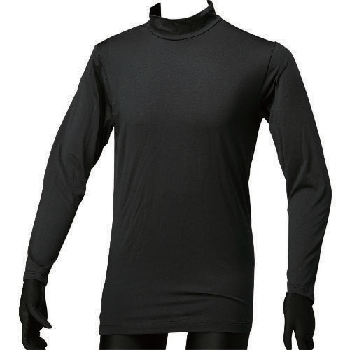 裏起毛長袖インナー ハイネック 2L