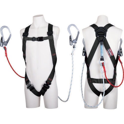ライトハーネス ツインロープ式 黒 Lサイズ