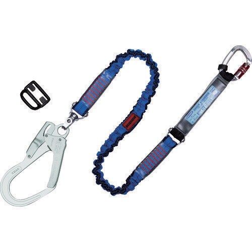 ハーネス用ランヤード ノビロン 青
