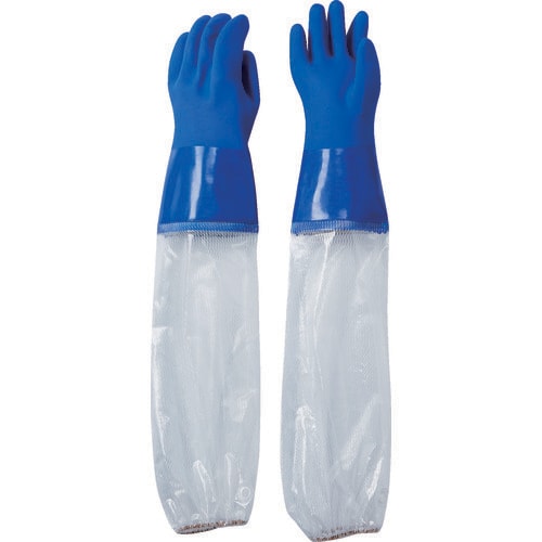 腕カバー付耐油防寒手袋 M