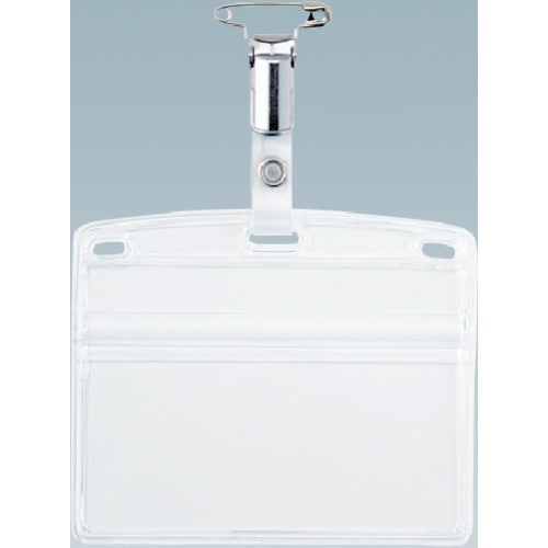 タッグ名札 金属クリップ両用 名刺サイズ