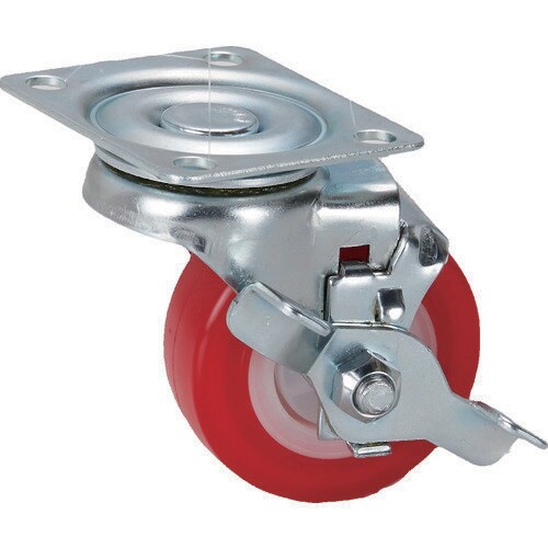 プレート式軽荷重用キャスター 161−0531