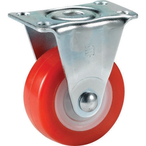 プレート式軽荷重用キャスター 161−0532