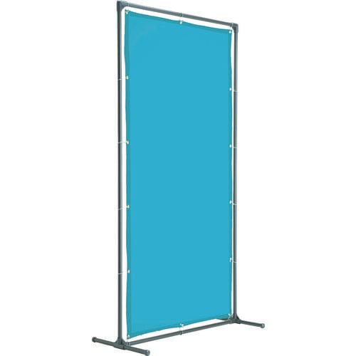 溶接遮光フェンス 2020型単体固定足 青