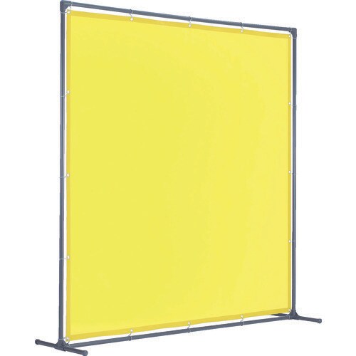 溶接遮光フェンス 2020型単体固定足 黄