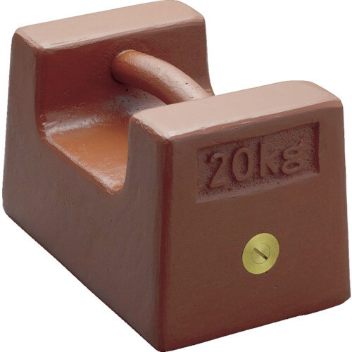 鋳鉄製枕型分銅 20kg M1級