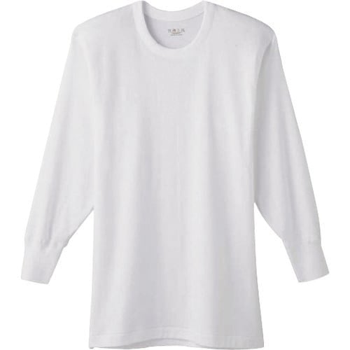 快適工房長袖丸首LL