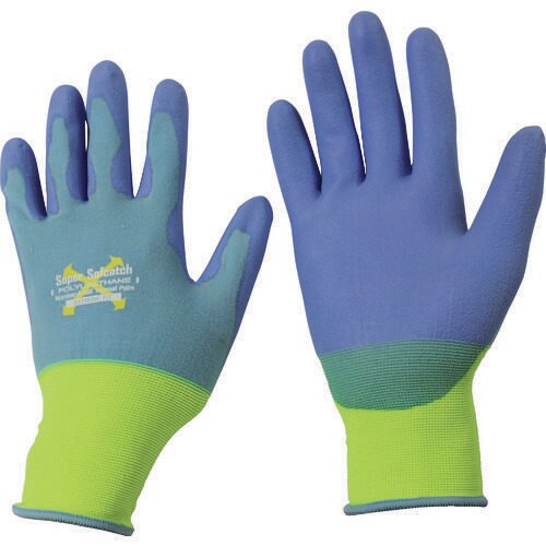 A−396 ソフキャッチ 青×黄 LL